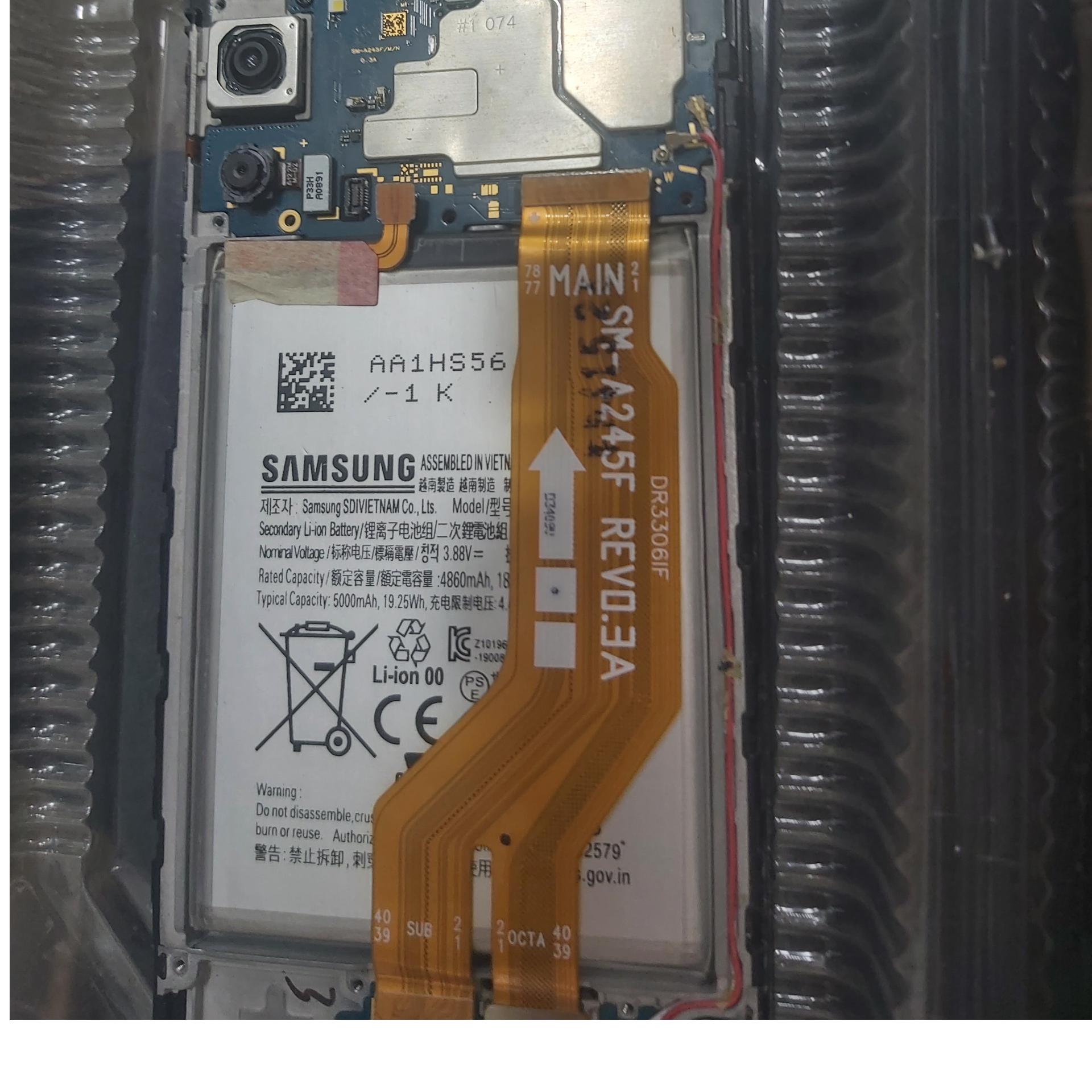 گوشی a24باتری و اثر انگشت