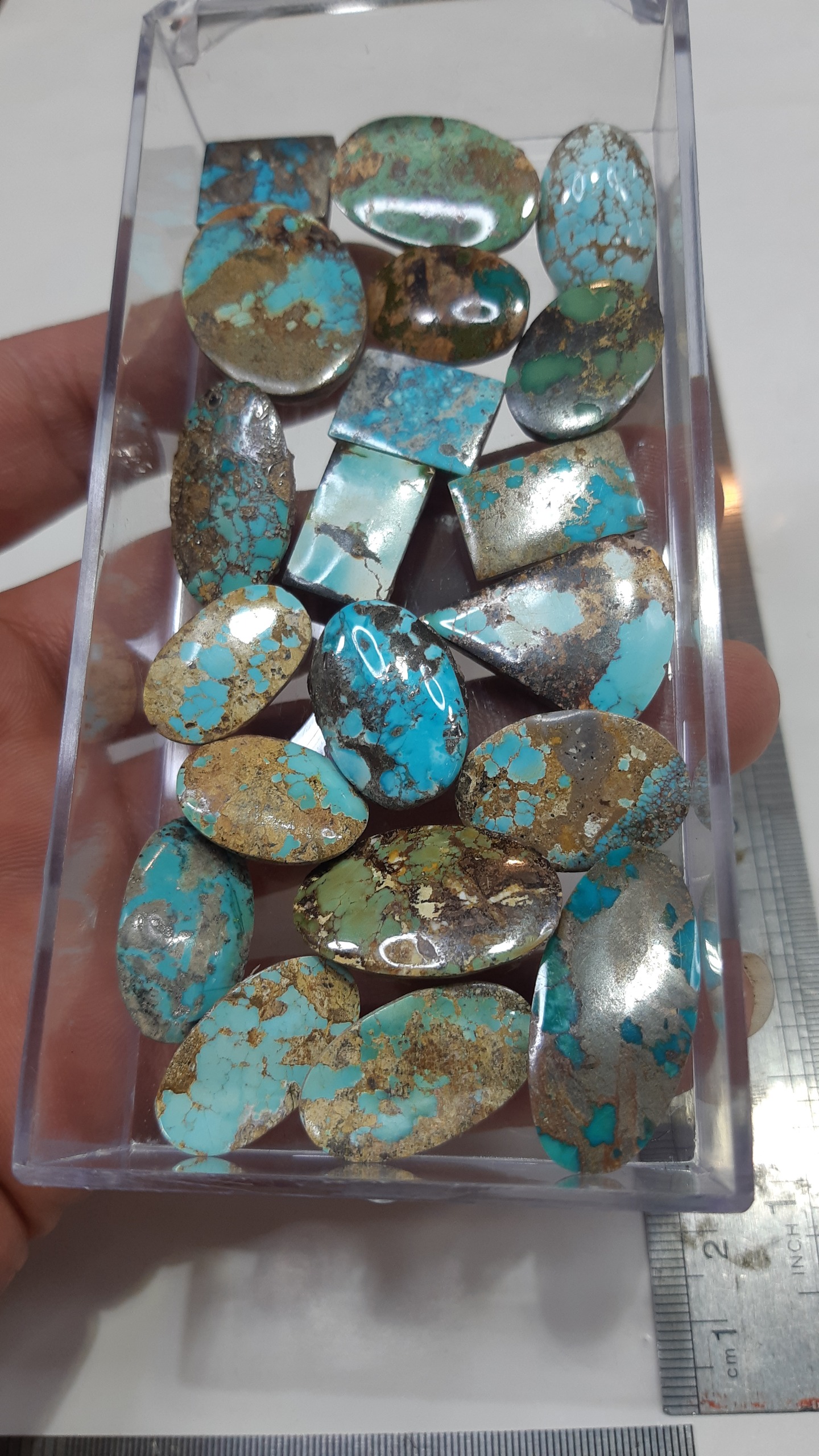 20 عدد فیروزه نیشابور 65 گرم
