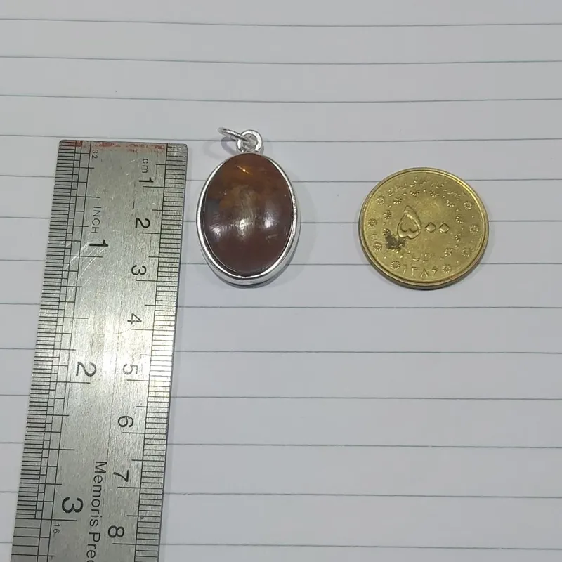 40 عدد مدال اویز عقیق جاسپر