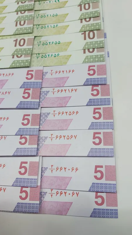 49 جفت اسکناس شماره سریال زیبا و جالب