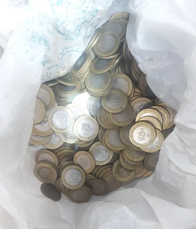 پک 20 عدد سکه 250 ریالی دو رنگ