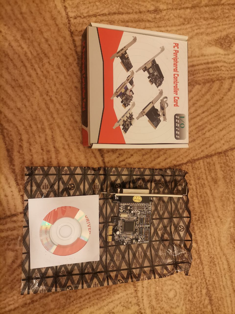  کارت پارالل  PCI Express Moschip یا همان LPT
