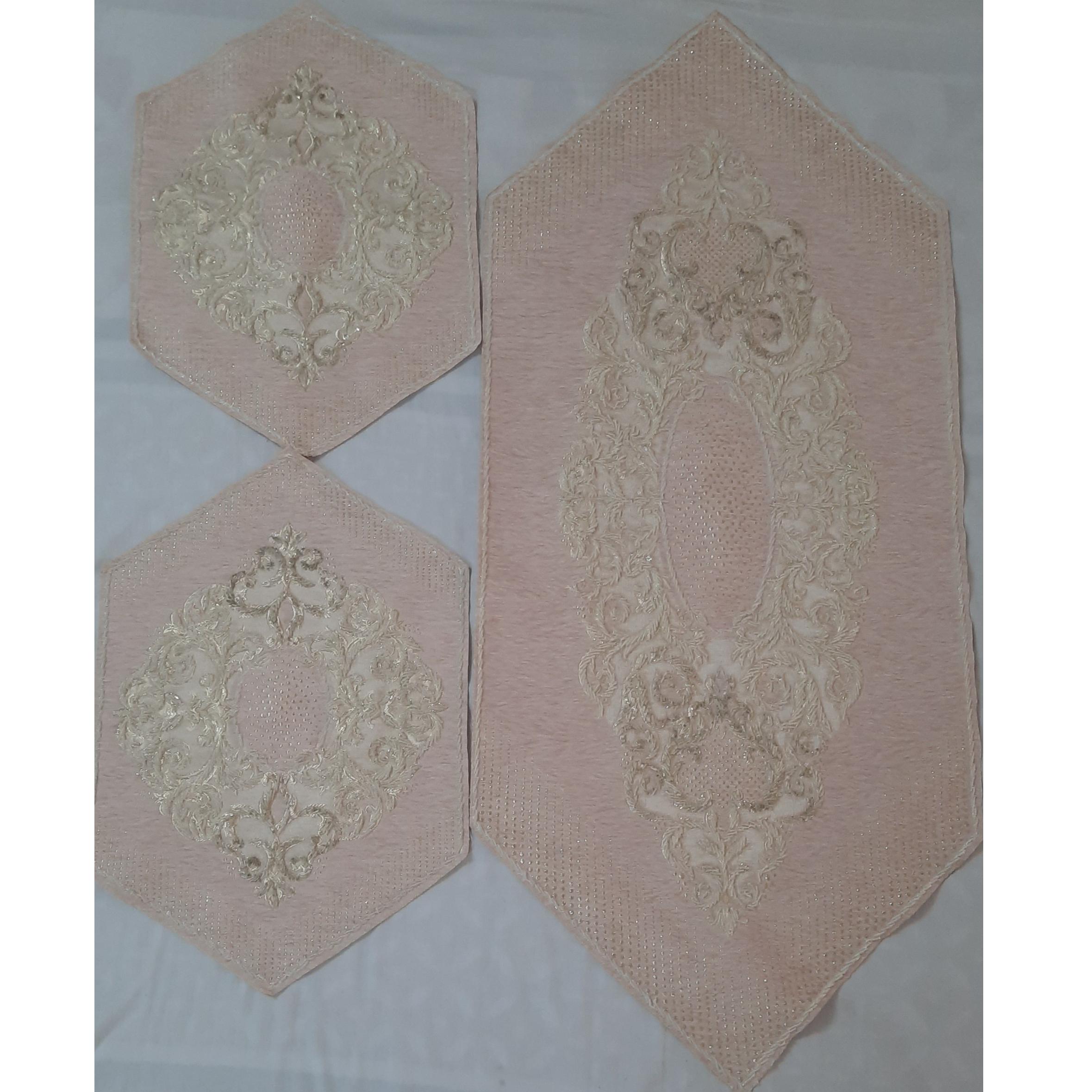 رومیزی 3 تیکه طرح قلمکار