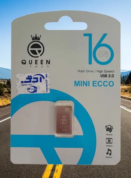 فلش کوئین تک Mini Ecco ظرفیت 16 گیگابایت
