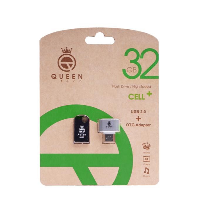 فلش کوئین تک CELL PLUS ظرفیت 32 گیگابایت با OTG