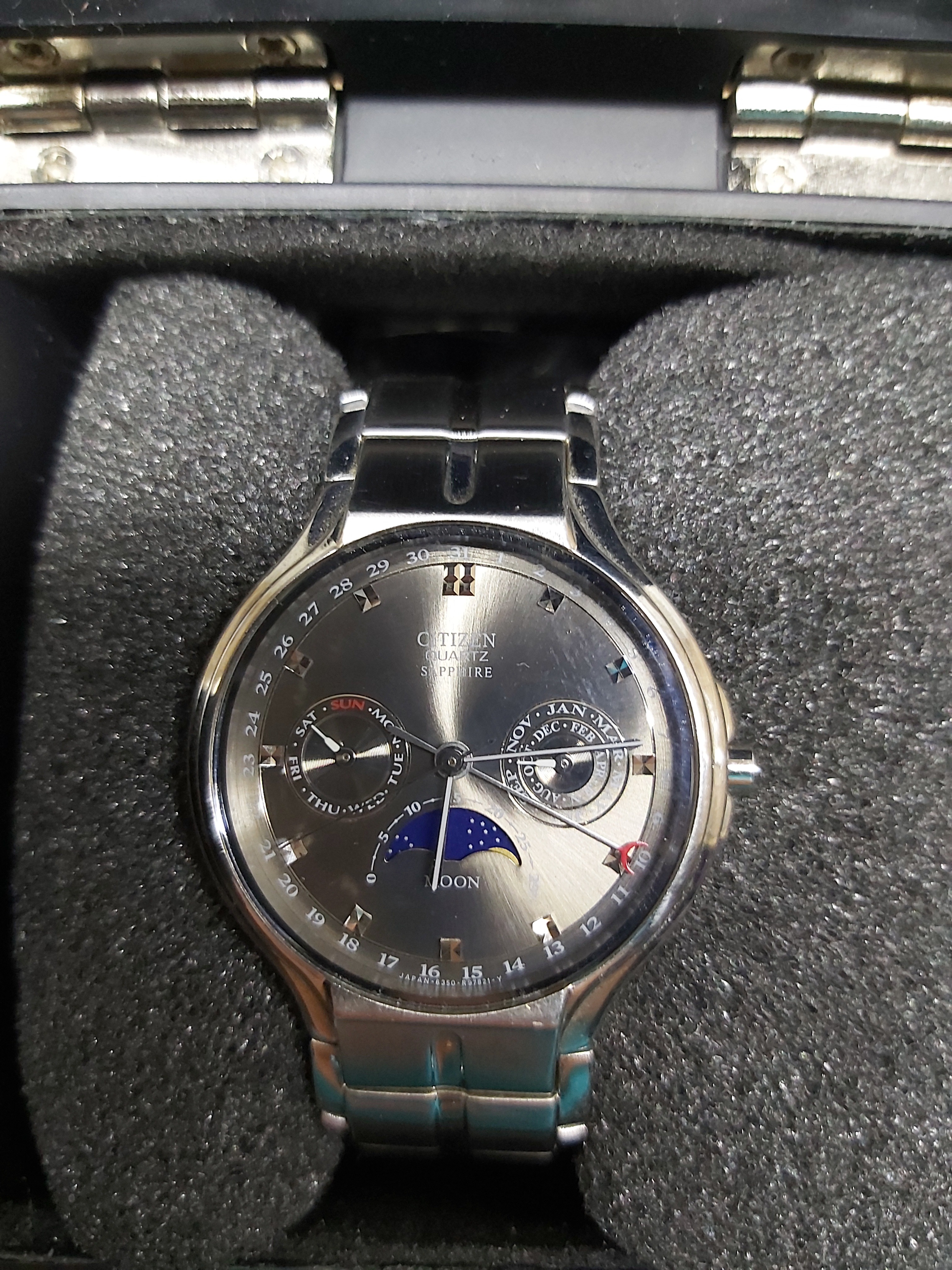ساعت سیتیزن moon phase فاز ماه