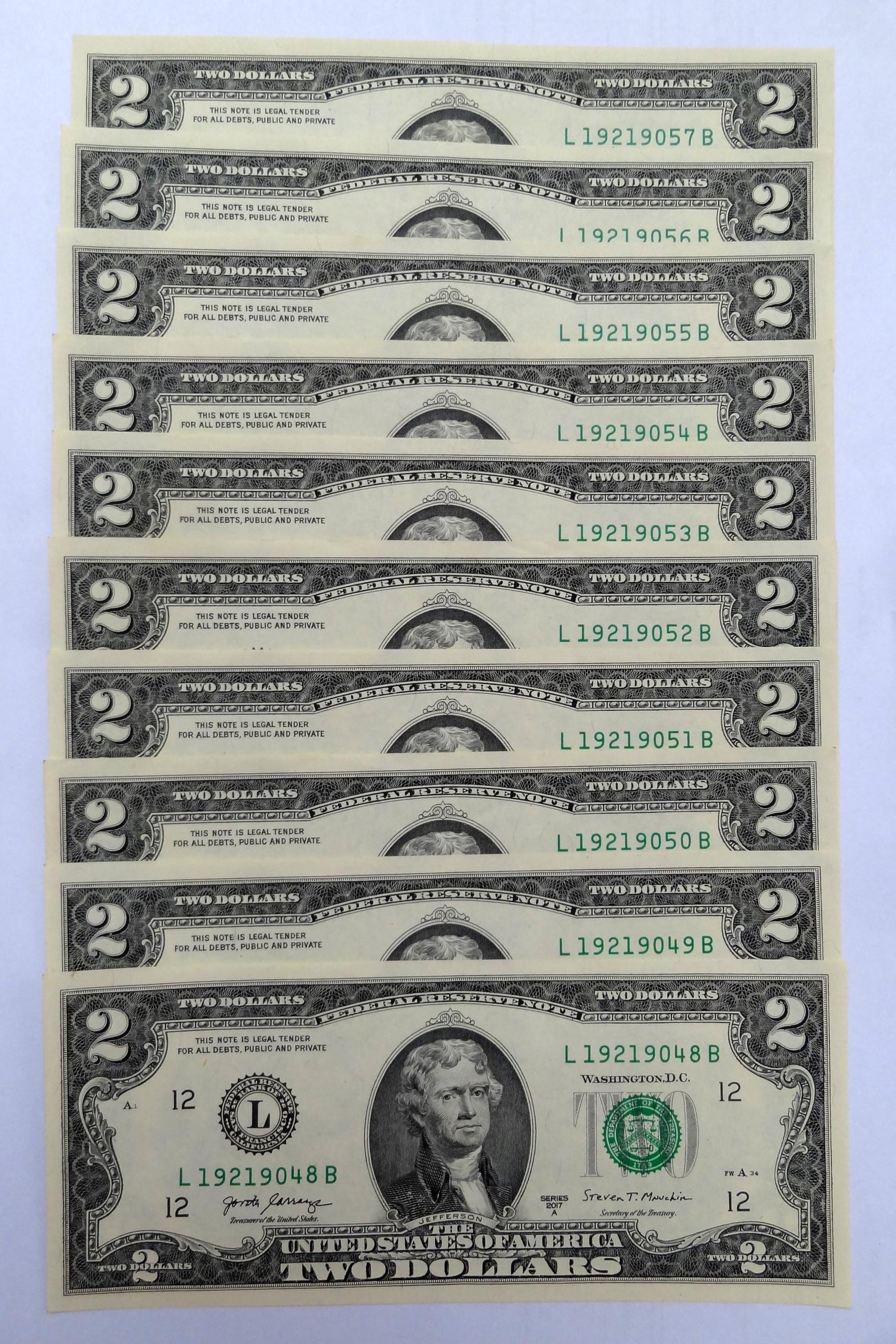 اسکناس 2 دلاری هم سریال