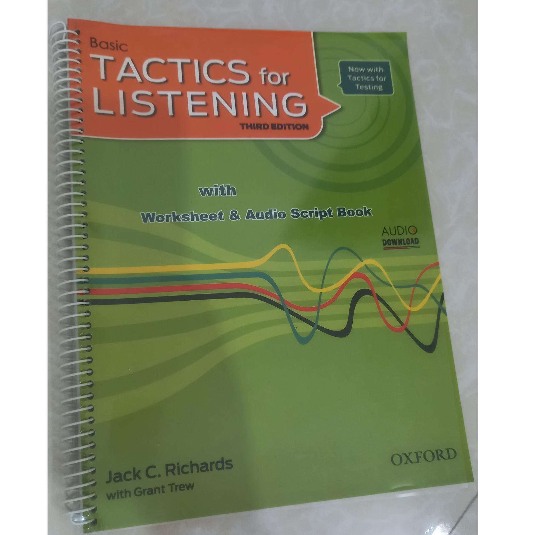 کتاب زبان tactics for listening basic