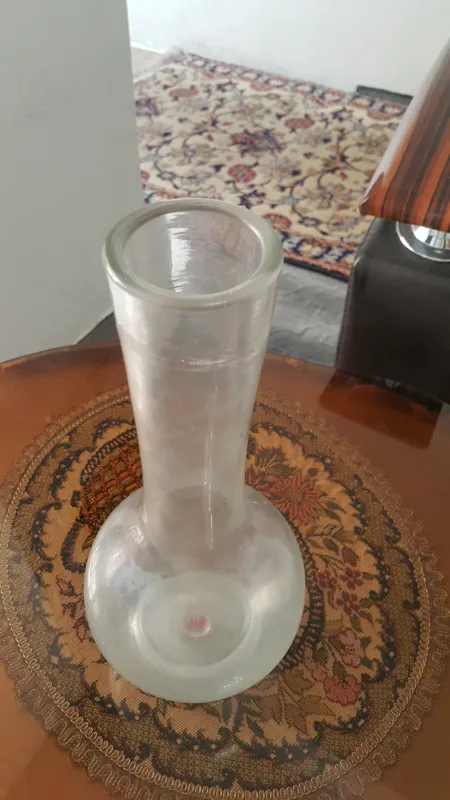 بک عدد گلدان روسی قدیمی کریستالی