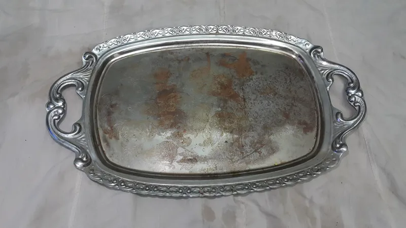 مجمعی استیل دسته دوم که نیاز به ابکاری دارد