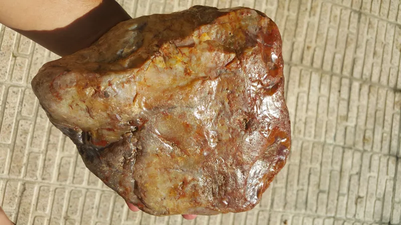  سنگ راف عقیق معدنی به وزن 3400 گرم