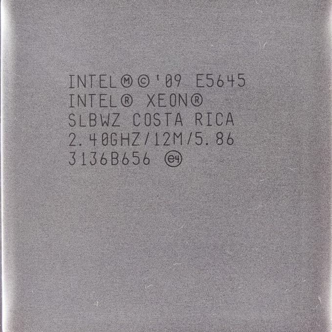 سی پی یو سرور اینتل Xeon E5645