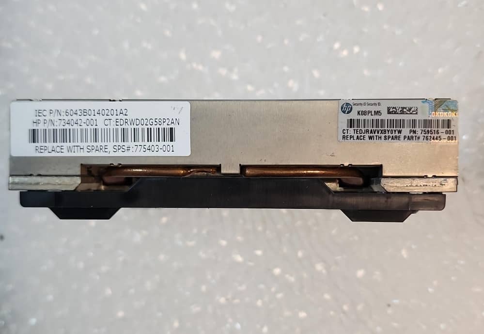 هیت سینک سرور G9 360 اچ پی P/N 734042-001