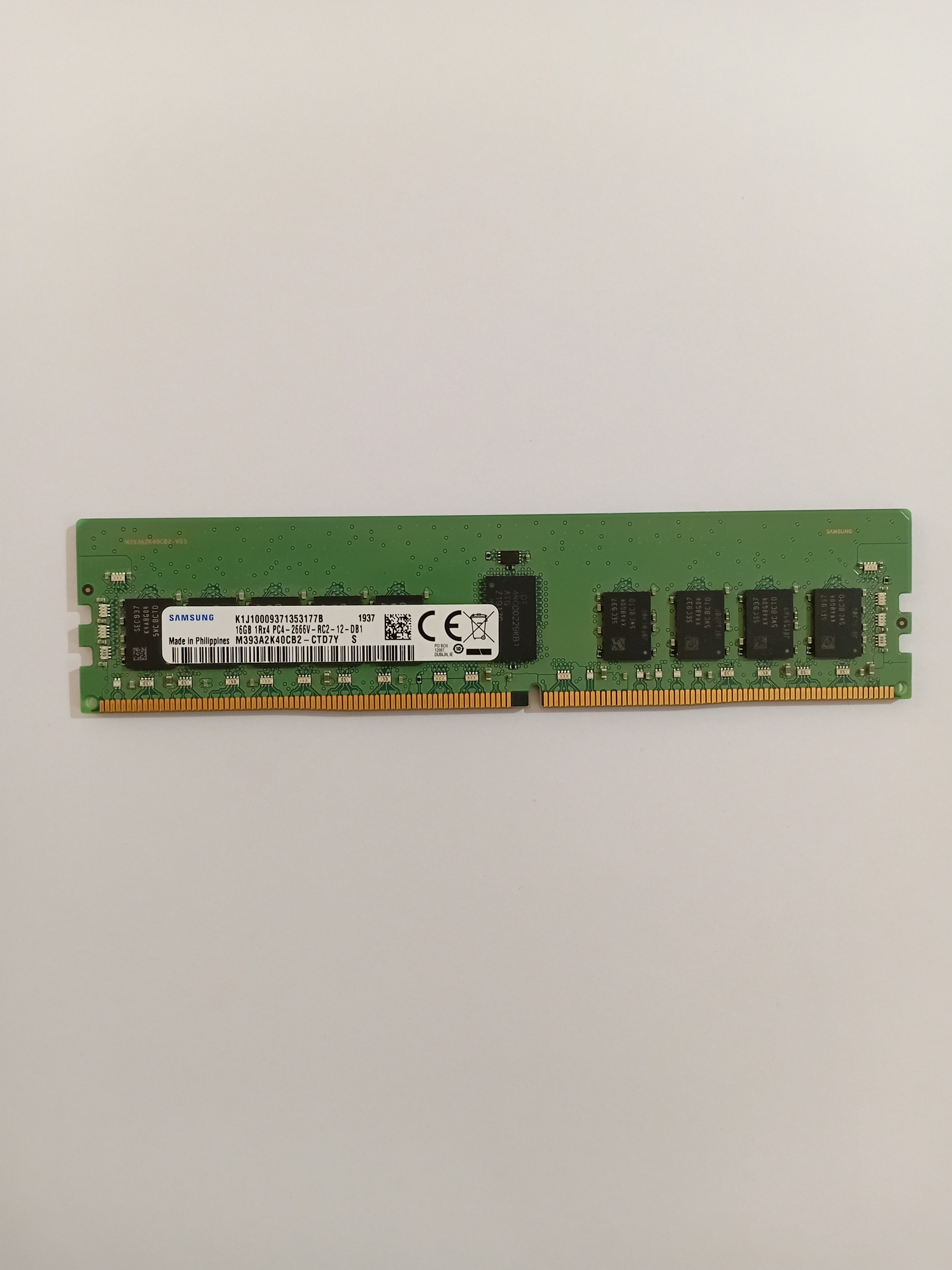 رم سرور 16گیگابایت سامسونگ DDR4 تک کانال