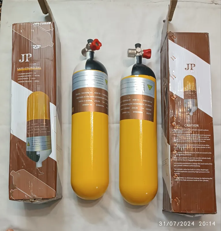 کپسول فلزی 6لیتری آکبند شیر ساده