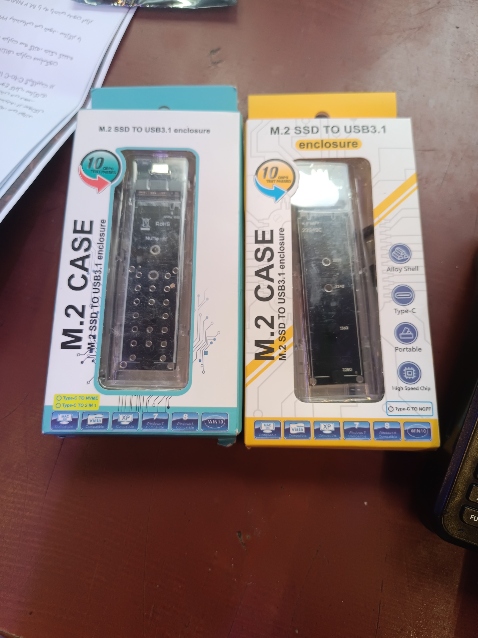 کیس Nvmem2, ssd