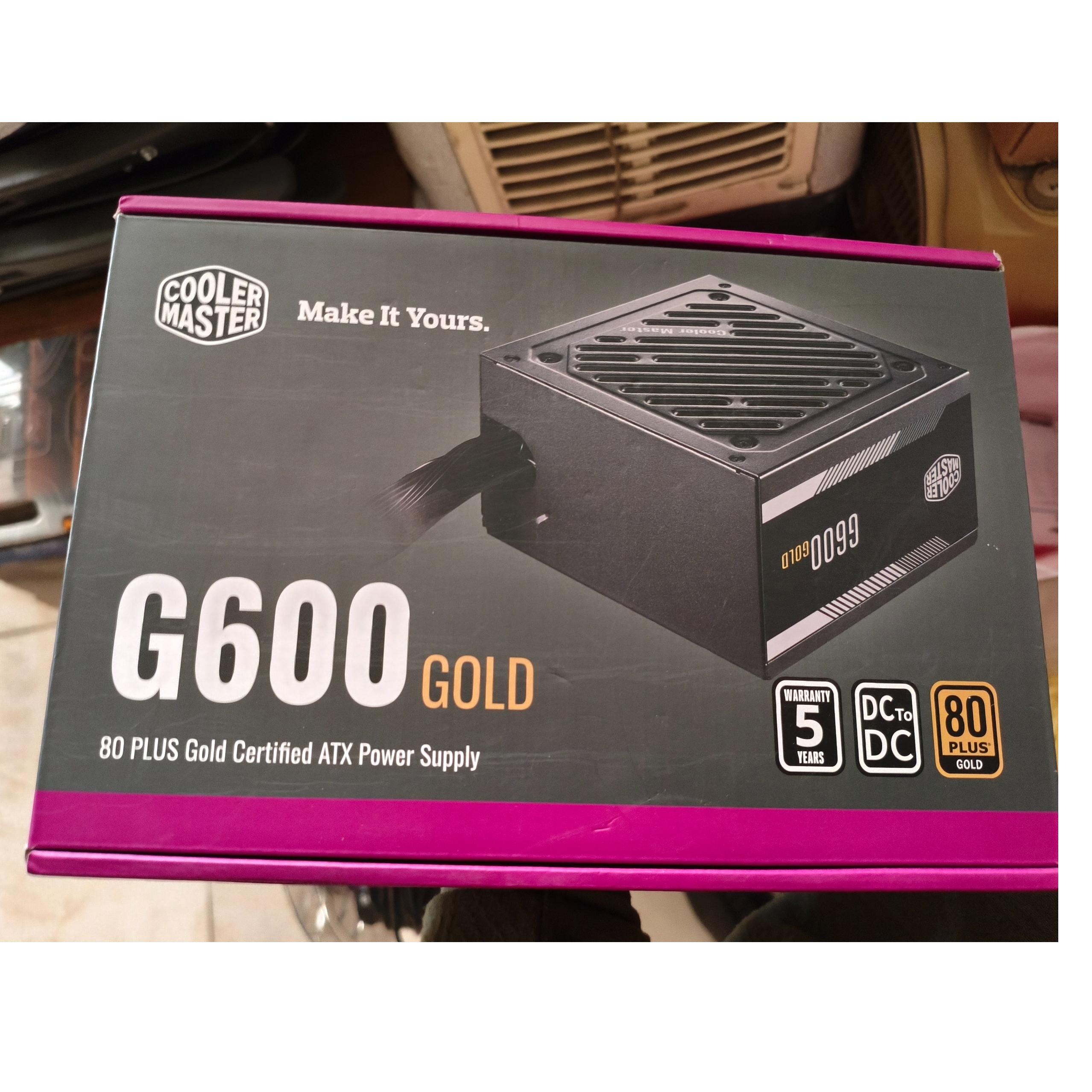پاور منبع تغذیه کامپیوتر کولر مستر مدل G600 Gold