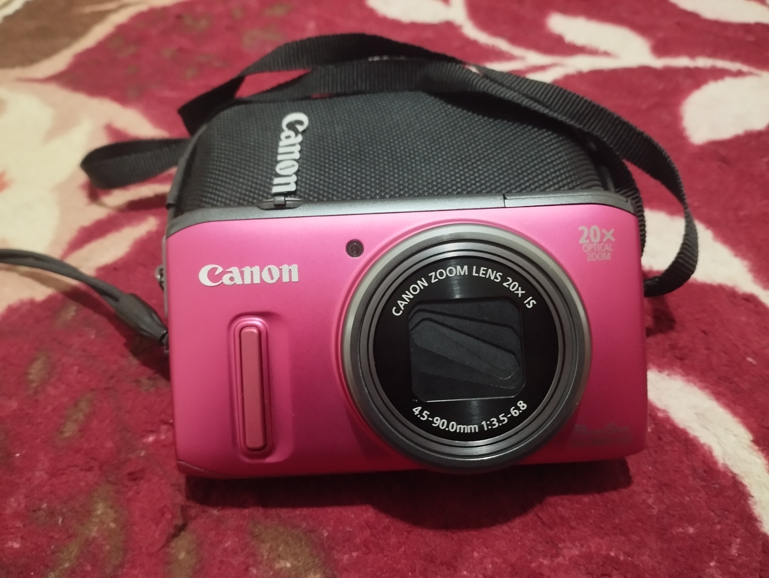 دوربین دیجیتال Canon PowerShot SX260 HS رنگ صورتی