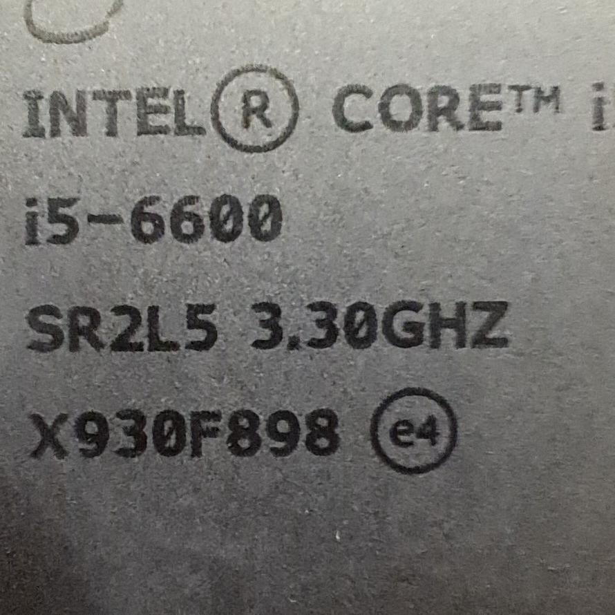 سی پی یو Intel Core i5 6600
