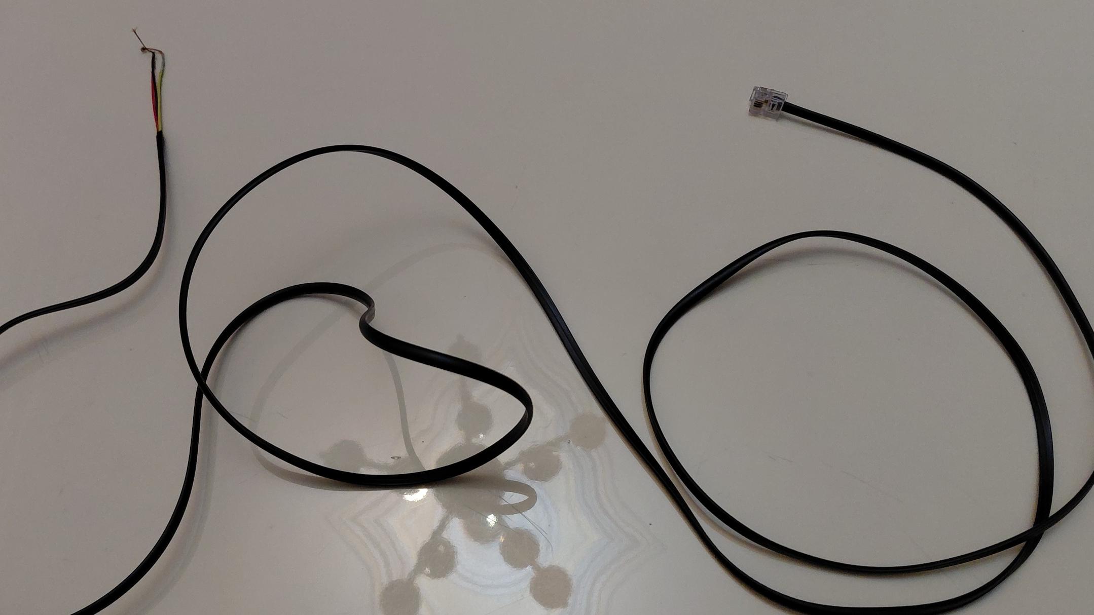 کابل 1.5 متری تلفن