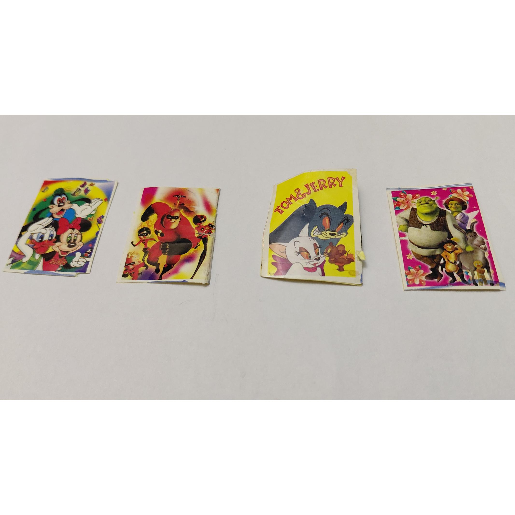 چهار عدد برچسب قدیمی نوستالژی