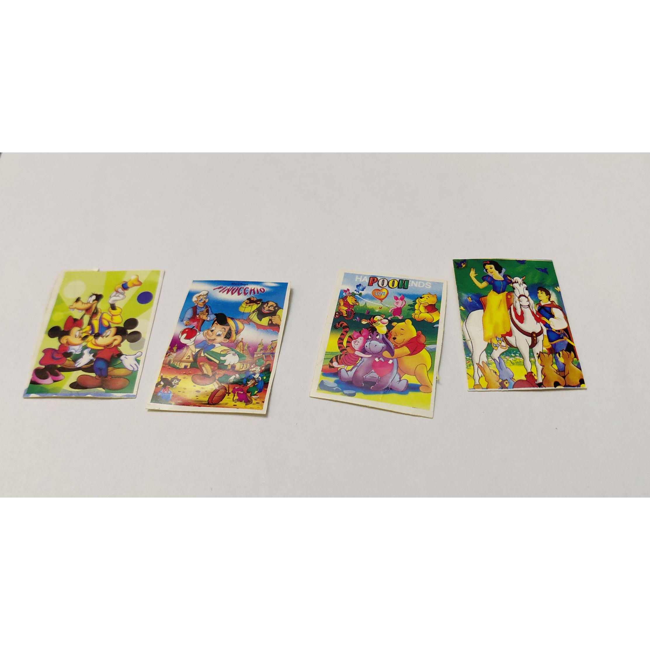 چهار عدد برچسب قدیمی نوستالژی