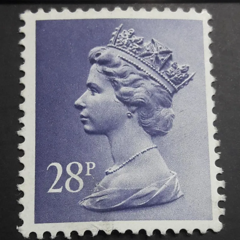 تمبر کمیاب با تصویر الیزابت  (بریتانیا ) D