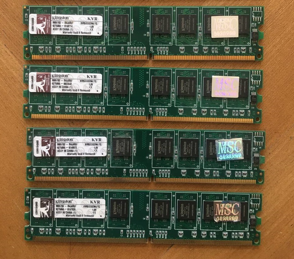 رم KVR 533D2N4/1G کینگستون