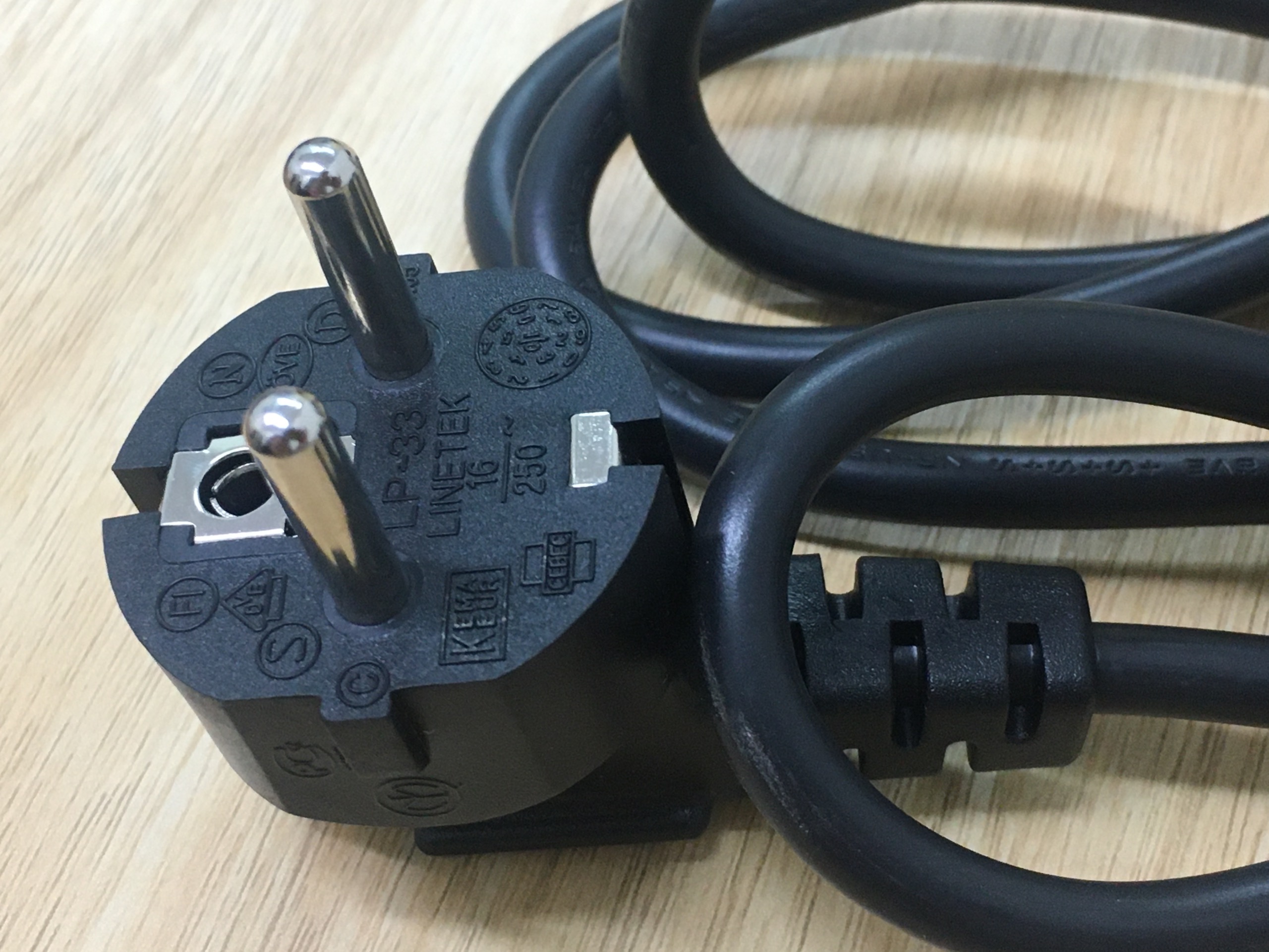 کابل برق پاور کامپیوتر line tek اصلی جنس عتیقه