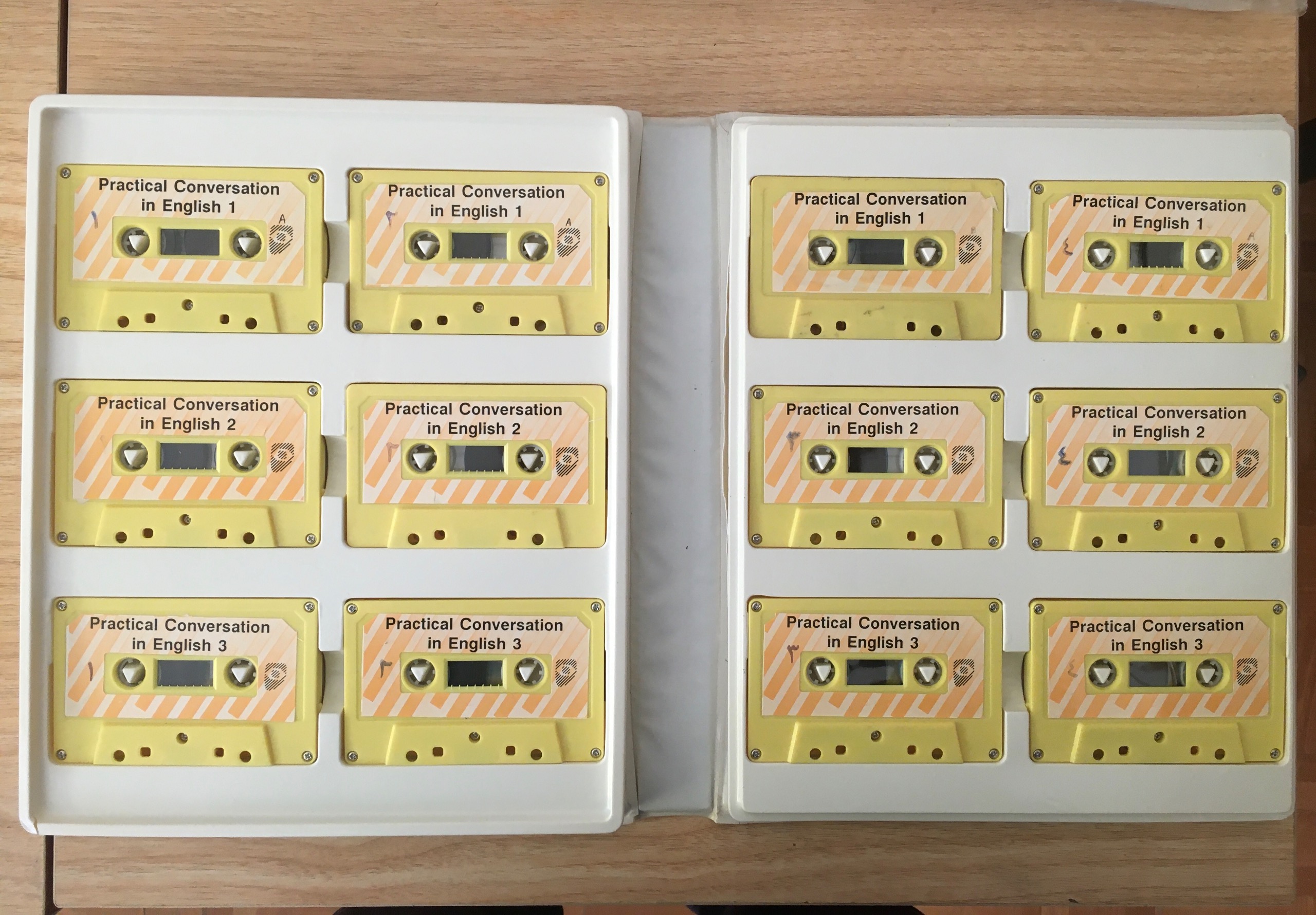 مجوعه آموزش انگیلیسی نوار کاست عتیقه