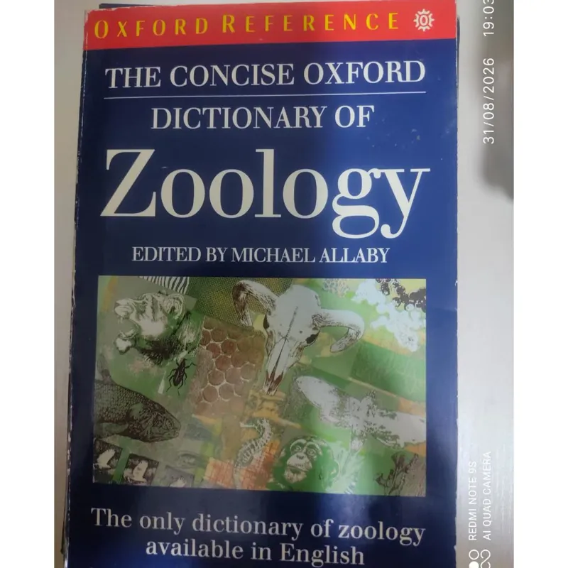 Oxford dictionary of zoology