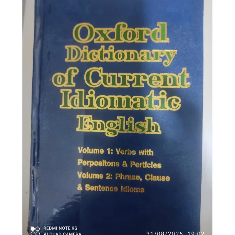 Oxford dictionary of idiomatic ENglish