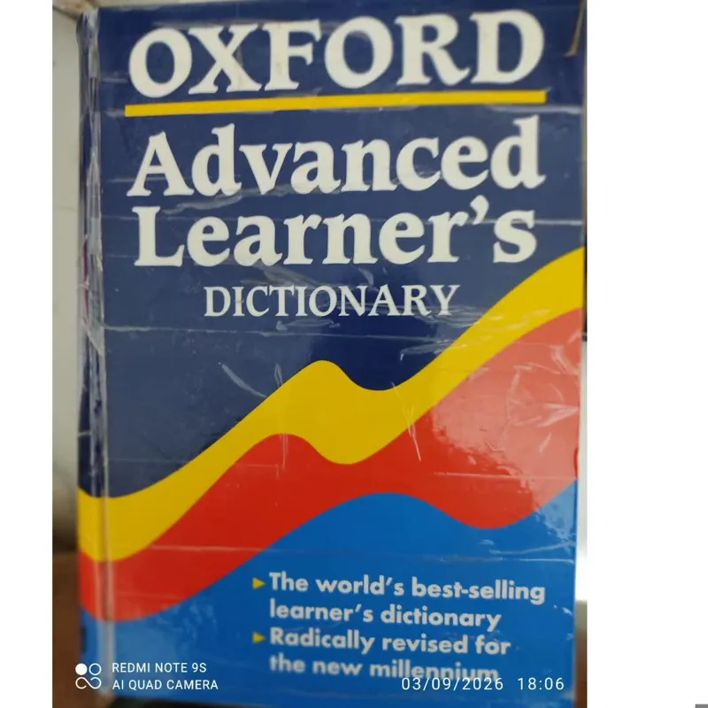 Oxford advanced learners dictionary