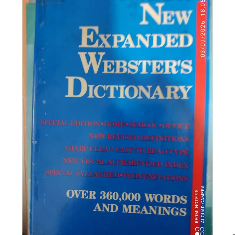 New expanded Websters dictionary
