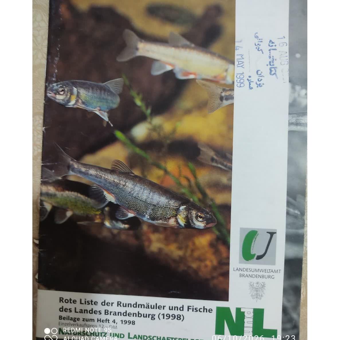 Rote liste der rundmauler und fische des landes