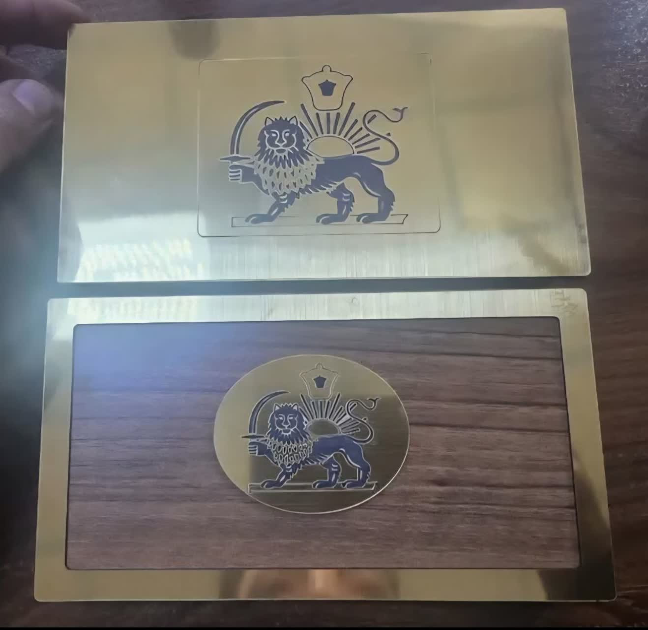 2 جعبه محافظ بسته اسکناس چوبی زیبا و مقاوم