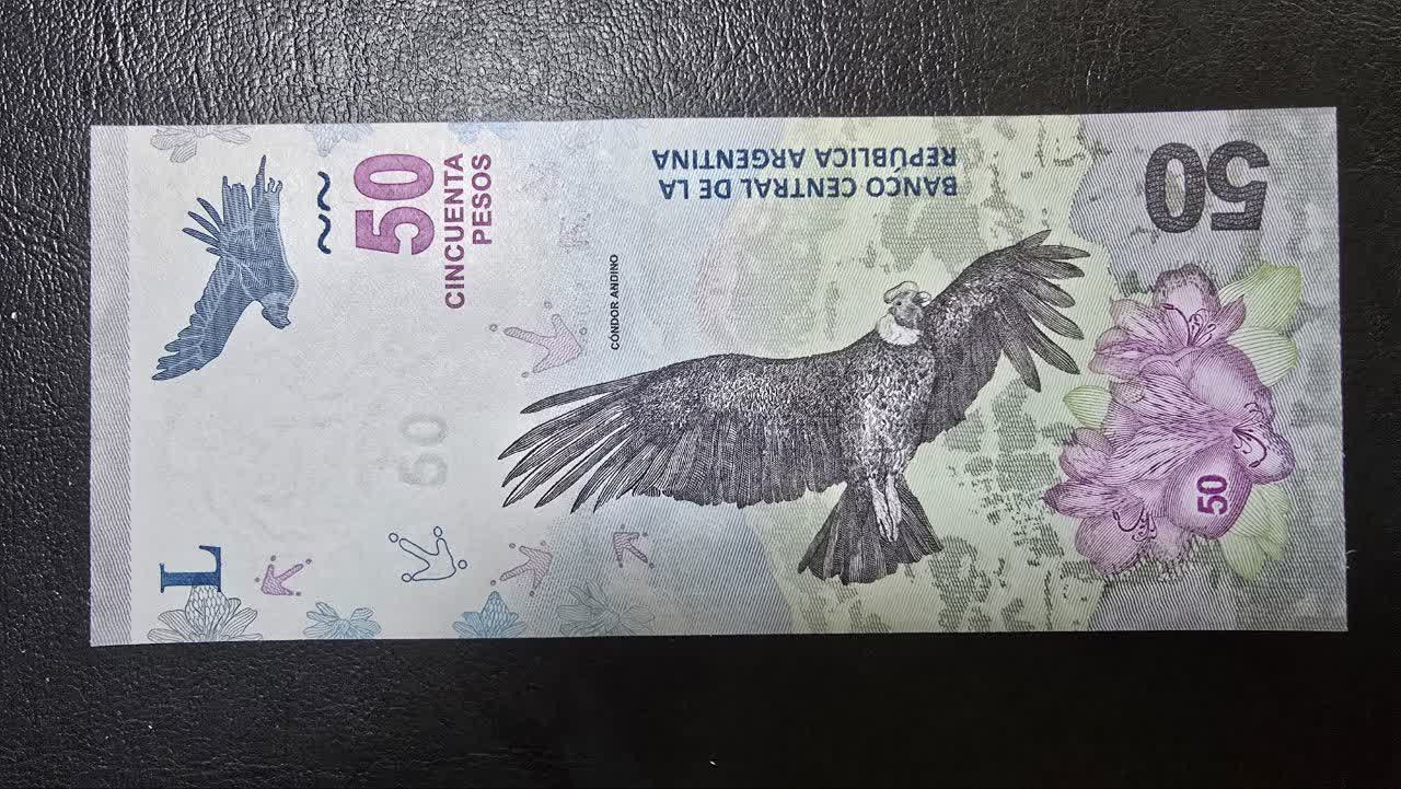 اسکناس 50 سنت پزو آرژانتین