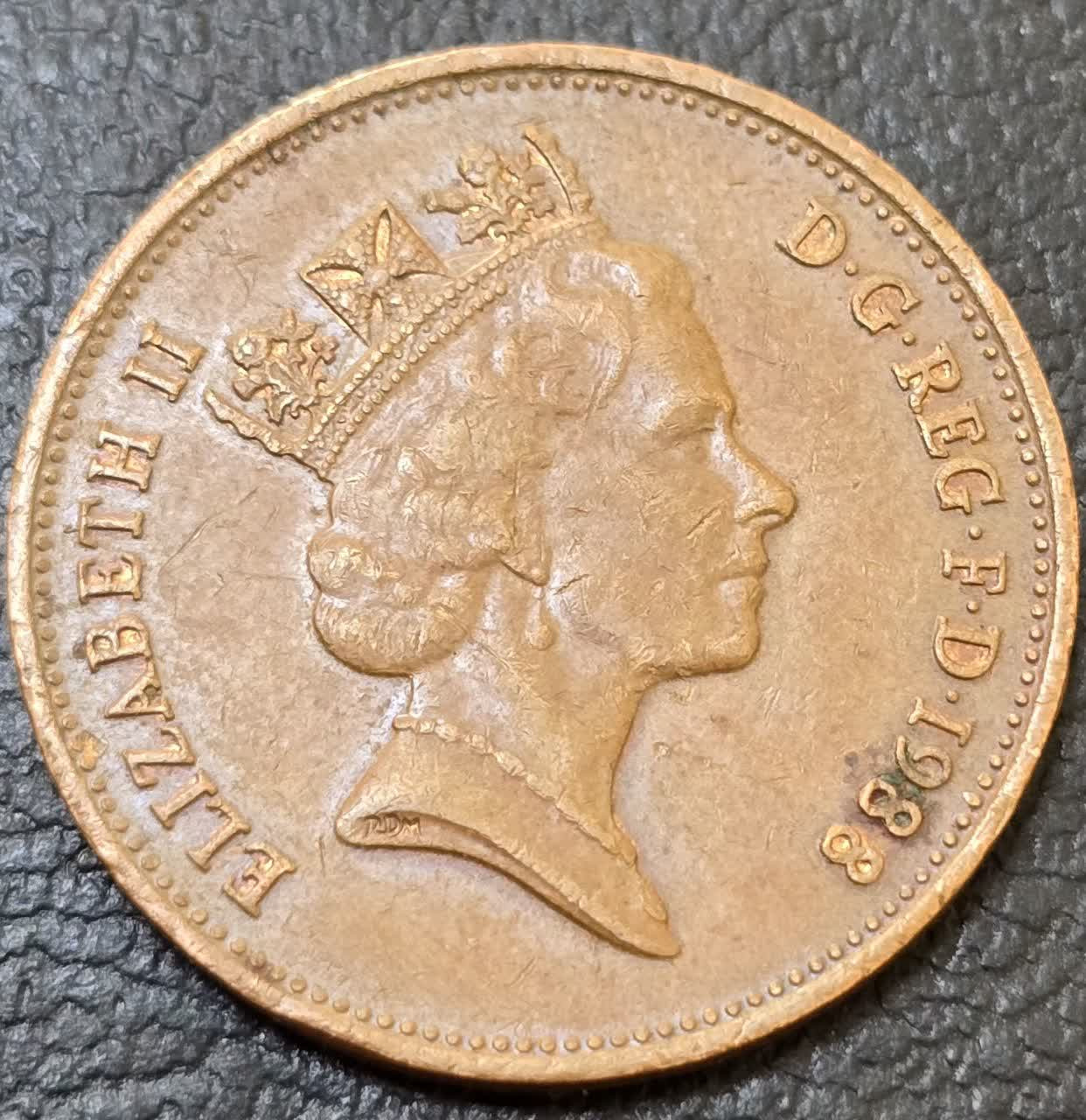 سکه 2 پنس انگلستان 1988