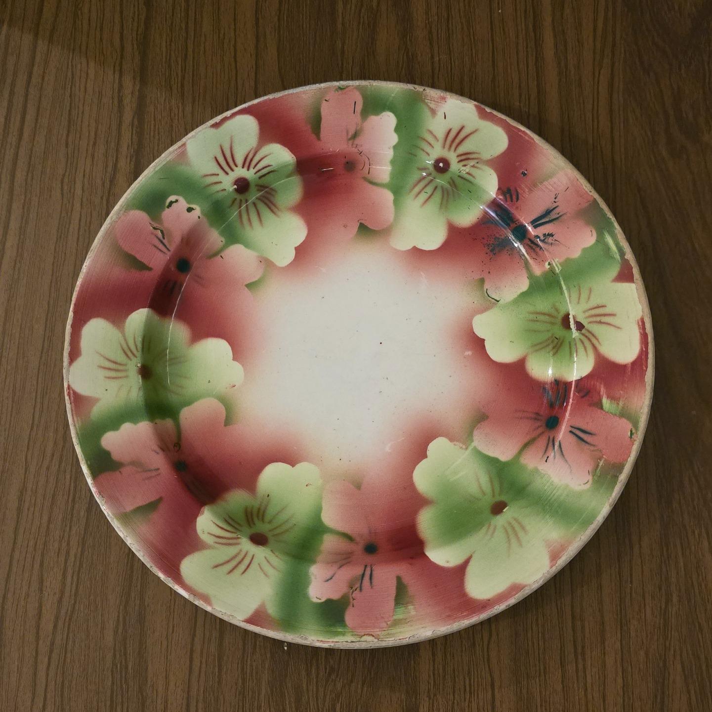 بشقاب روسی قاجاری