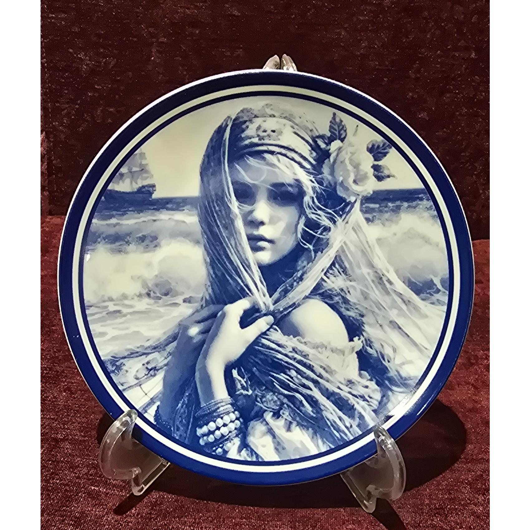 دیوارکوب قلم آبی