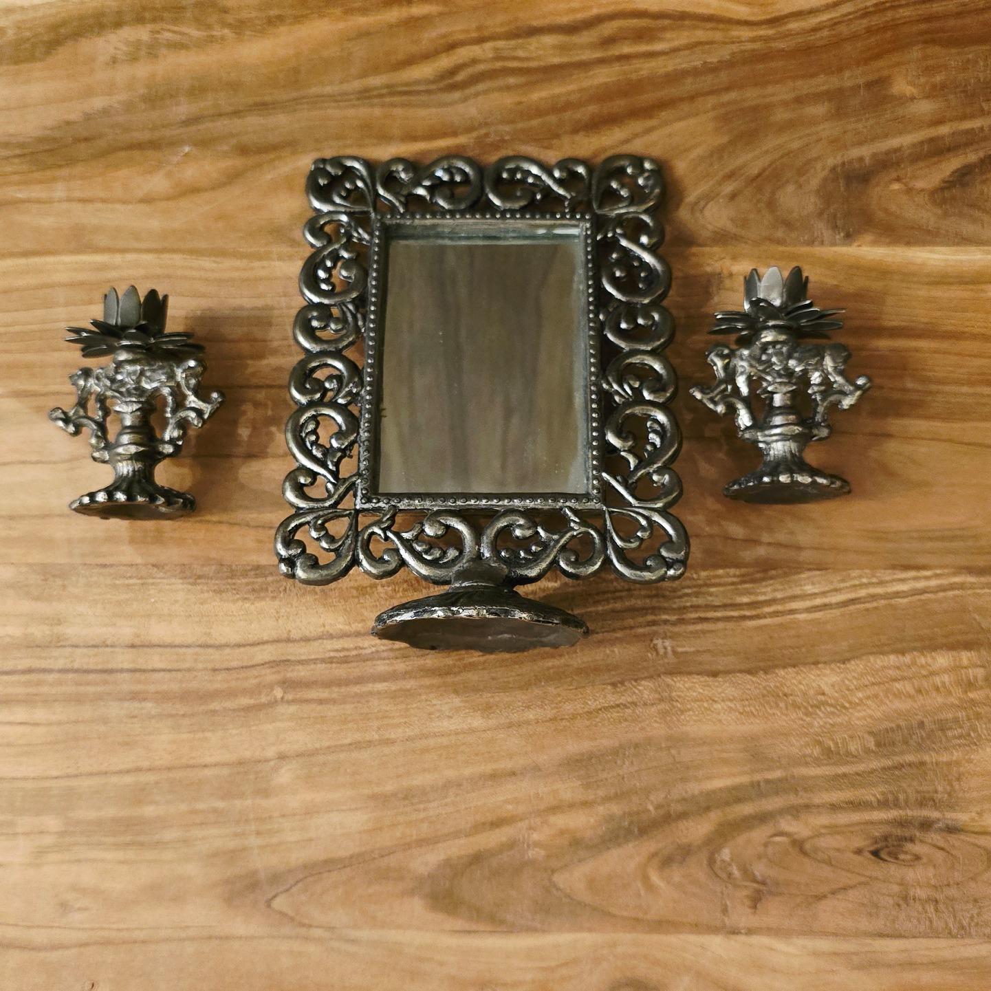 آینه شمعدان مینیاتوری