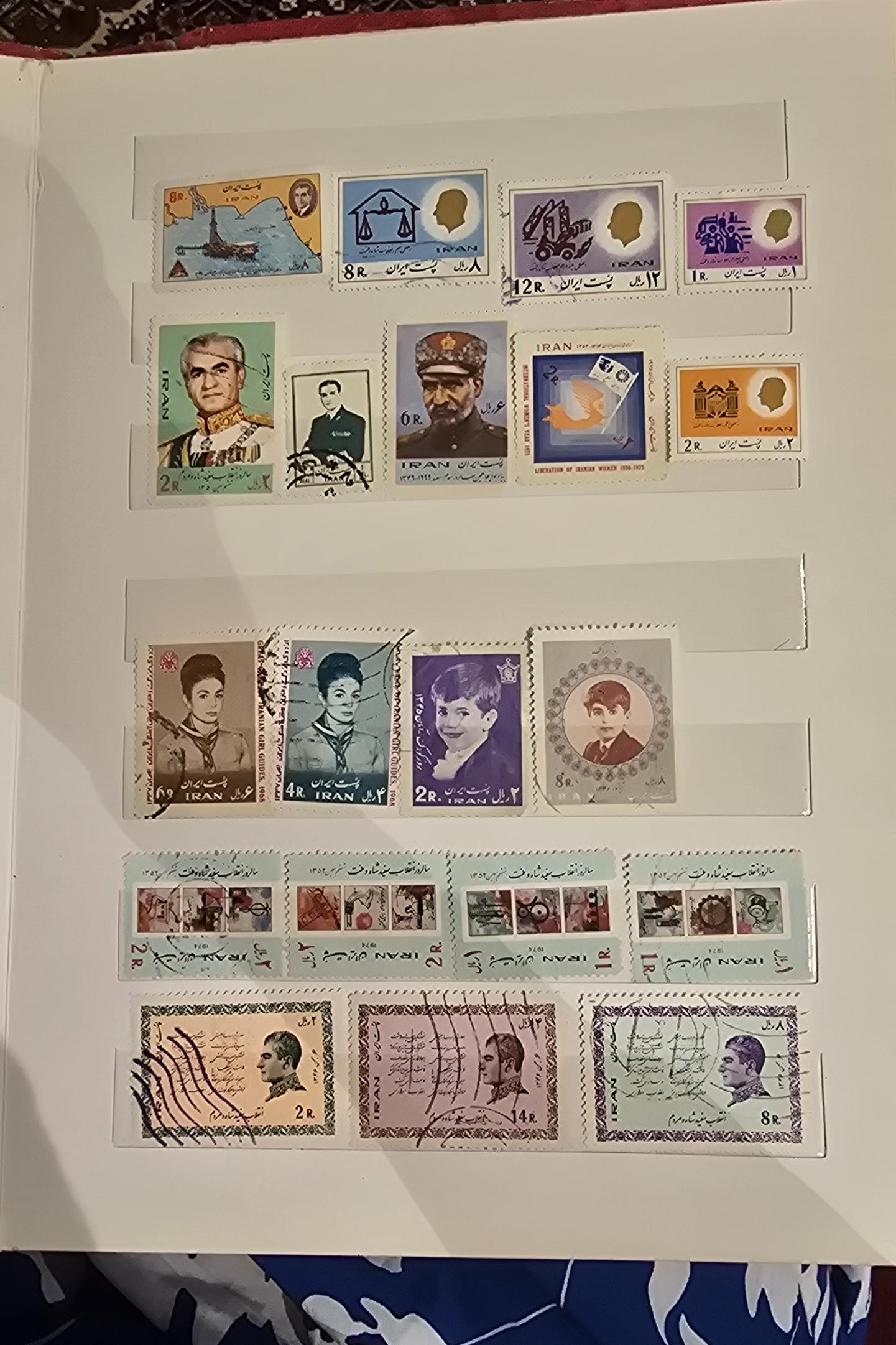 بیست تمبر پهلوی