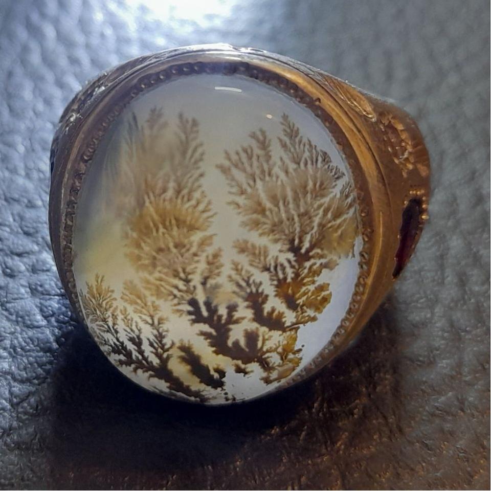 انگشتر شجر فوق کلکسیونی دستساز استاد سپاهان