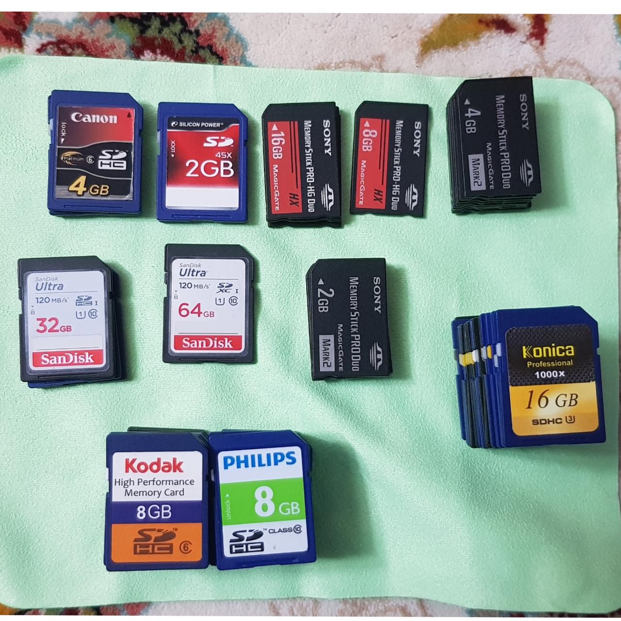 حافظه دوربین تعداد