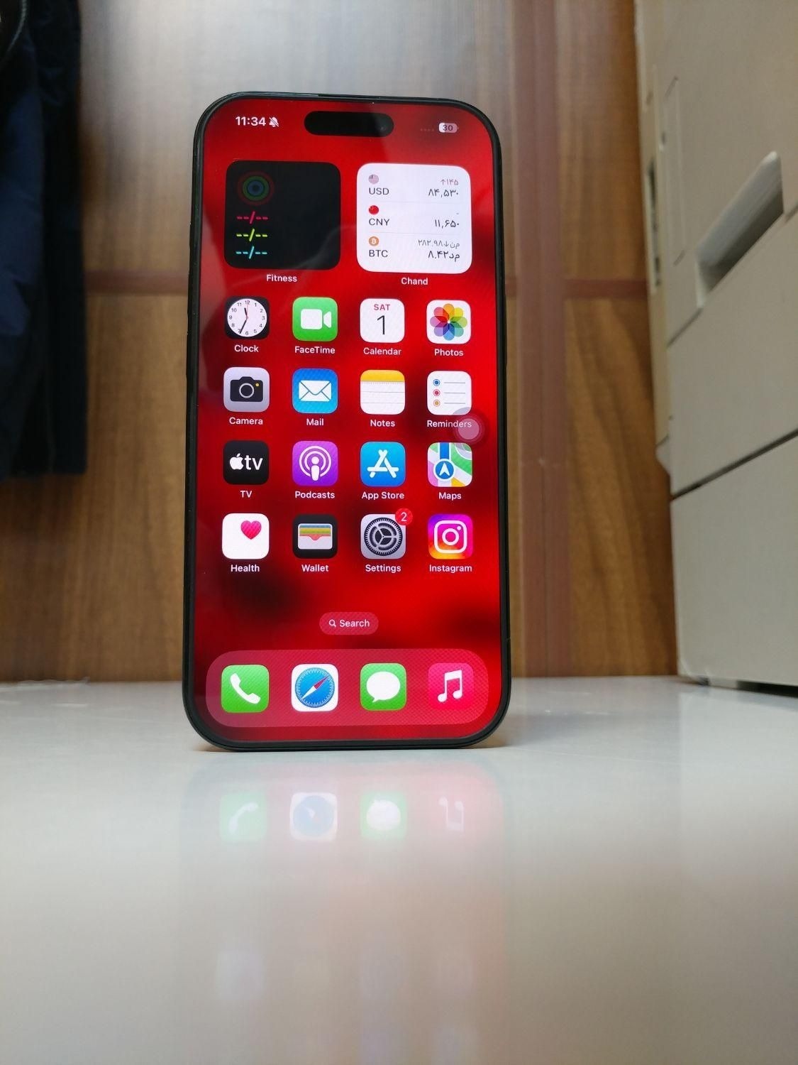 آیفون 16 پرو مشکی zaa256