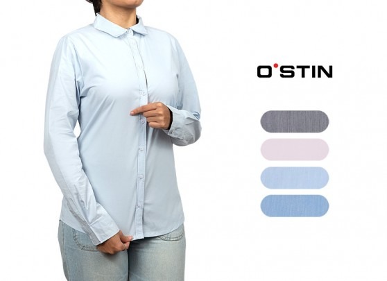 شومیز طوسی وارداتی زنانه Ostin