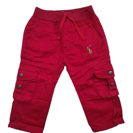 شلوار قرمز بچگانه وارداتی طرح polo