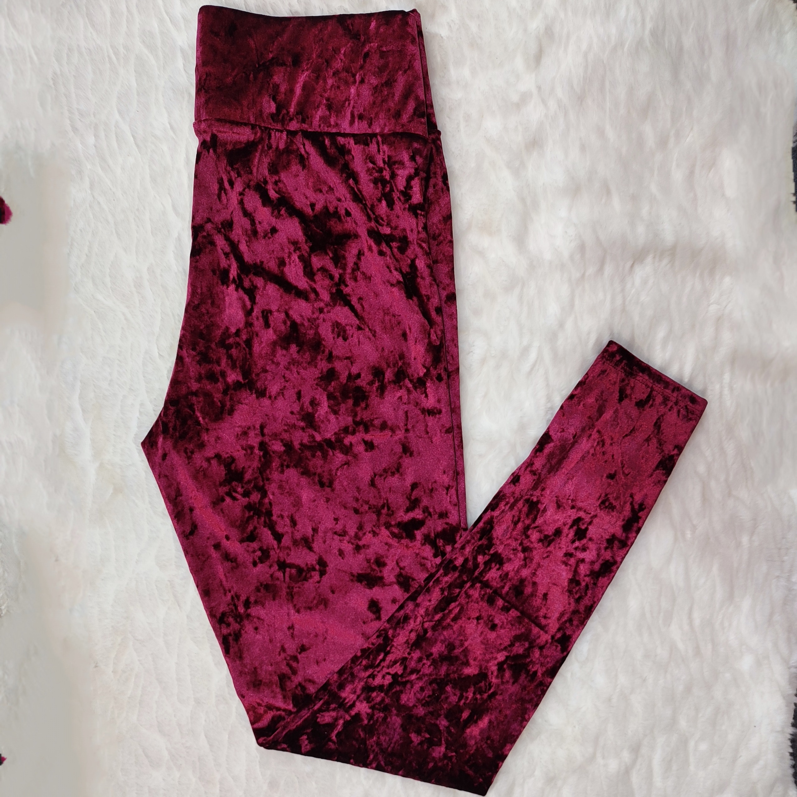 لگ مخمل آینه ای زرشکی