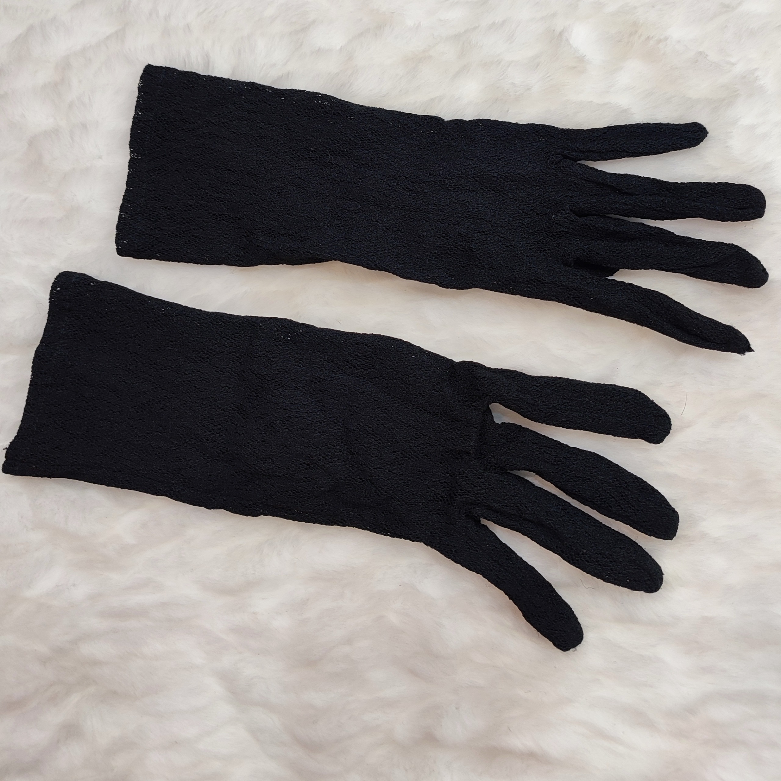 دستکش توری گیپور مشکی