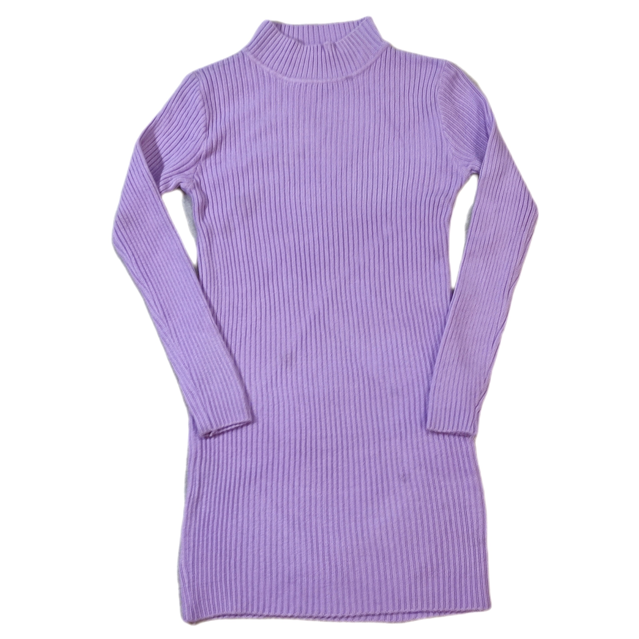 بافت یقه اسکی گپ کبریتی بلند یاسی وارداتی